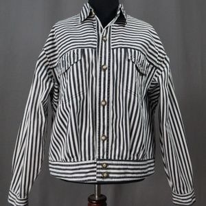 VTG 80's/90's SKD Sportswear Striped Jacket, Punk